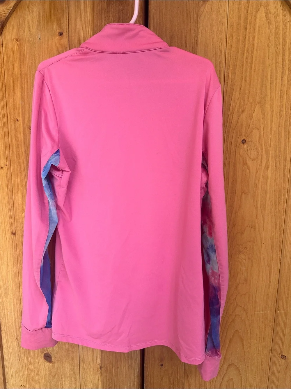 Girls Equestrian Hot Pink Long-Sleeve Top